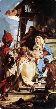  Magi Painting - Adoration of the Magi Giovanni Battista Tiepolo